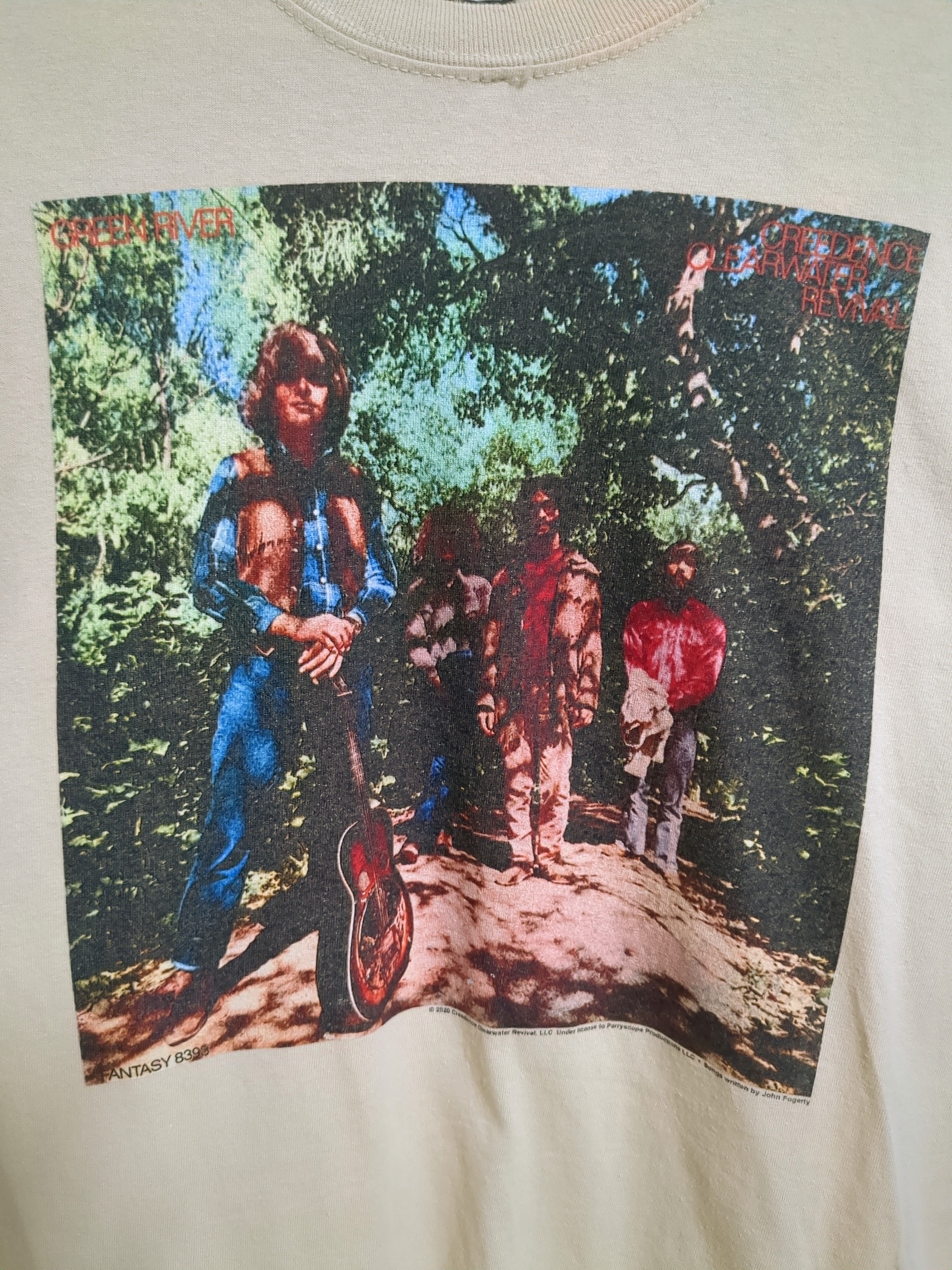 Gildan 2020 Creedence Clearwater Revival Green River Album Tee - (S)