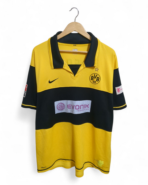 2007-08 Nike Borussia Dortmund Home Shirt #17 Dede - (XL)