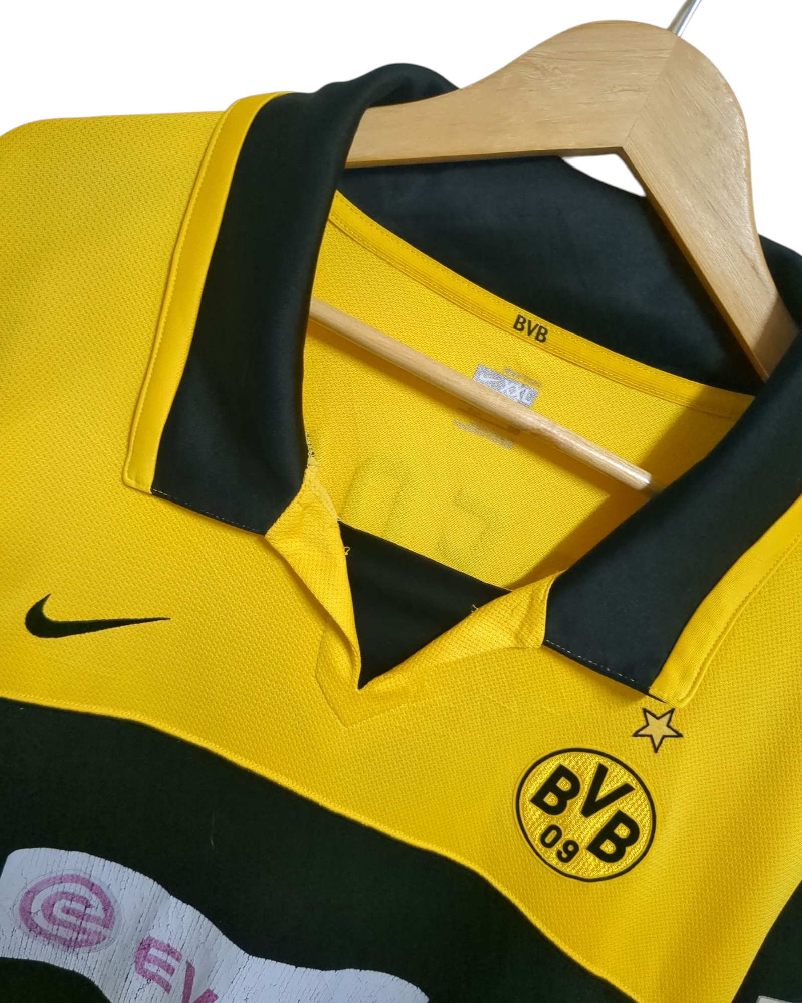 2007-08 Nike Borussia Dortmund Home Shirt #17 Dede - (XL)