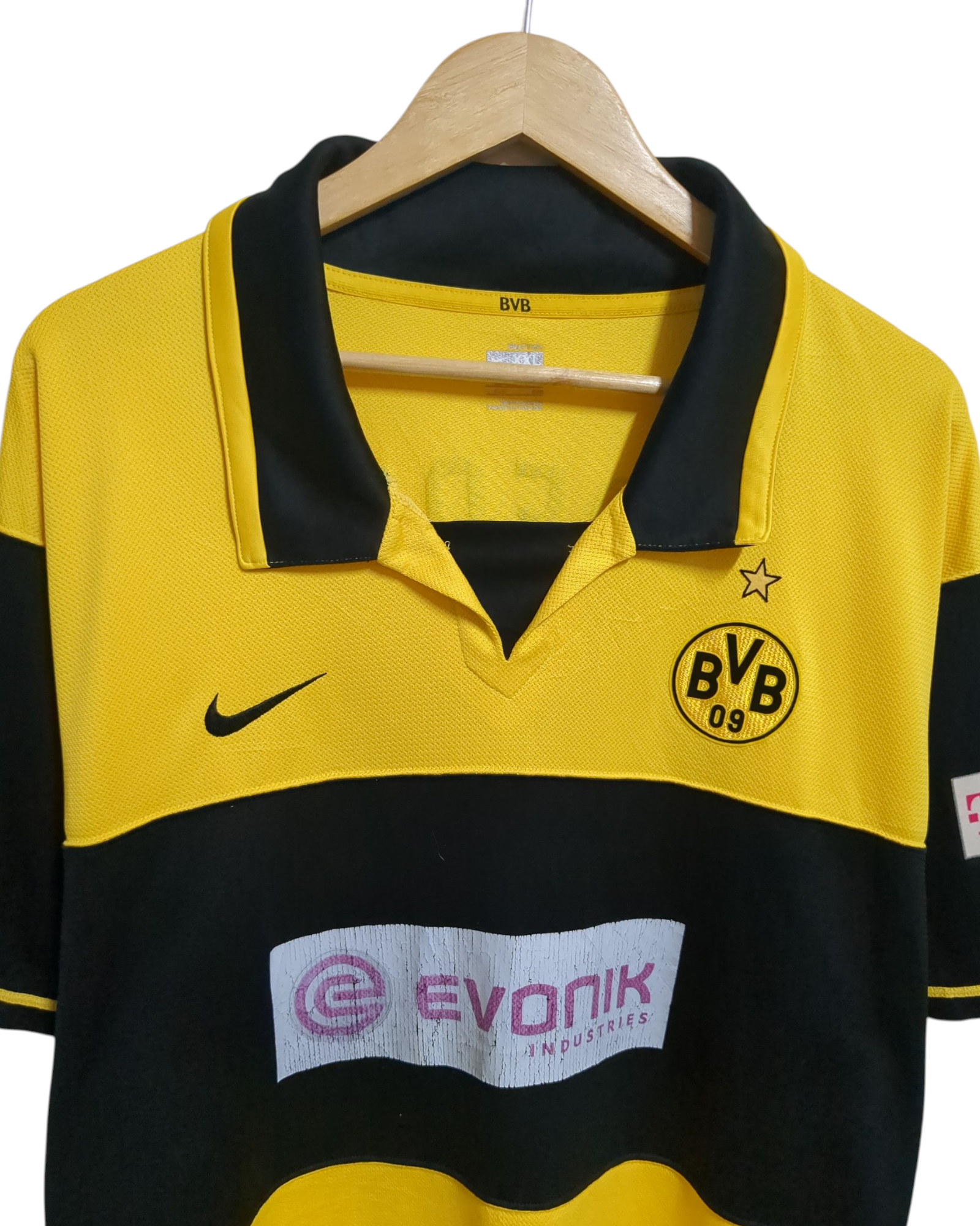 2007-08 Nike Borussia Dortmund Home Shirt #17 Dede - (XL)