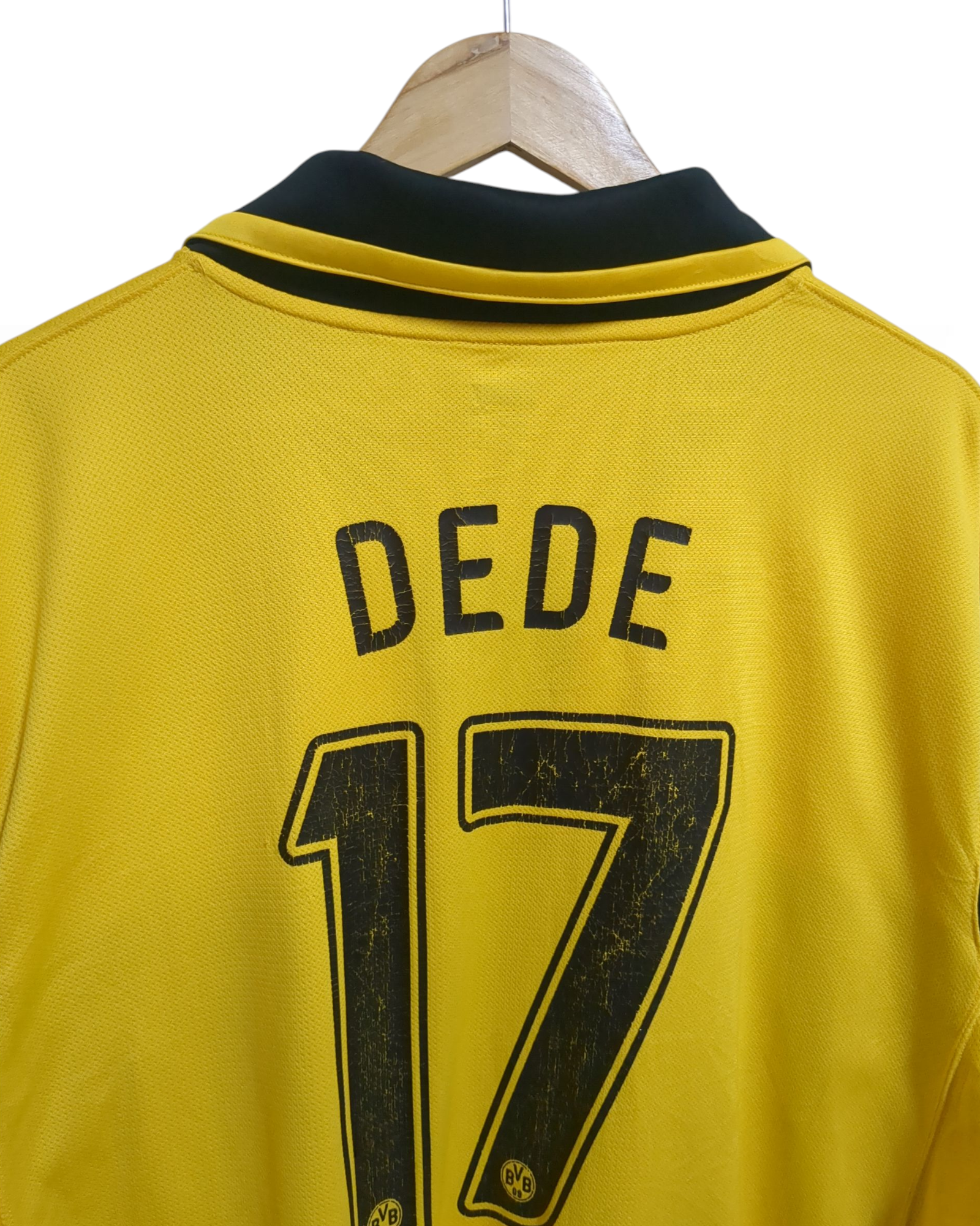 2007-08 Nike Borussia Dortmund Home Shirt #17 Dede - (XL)