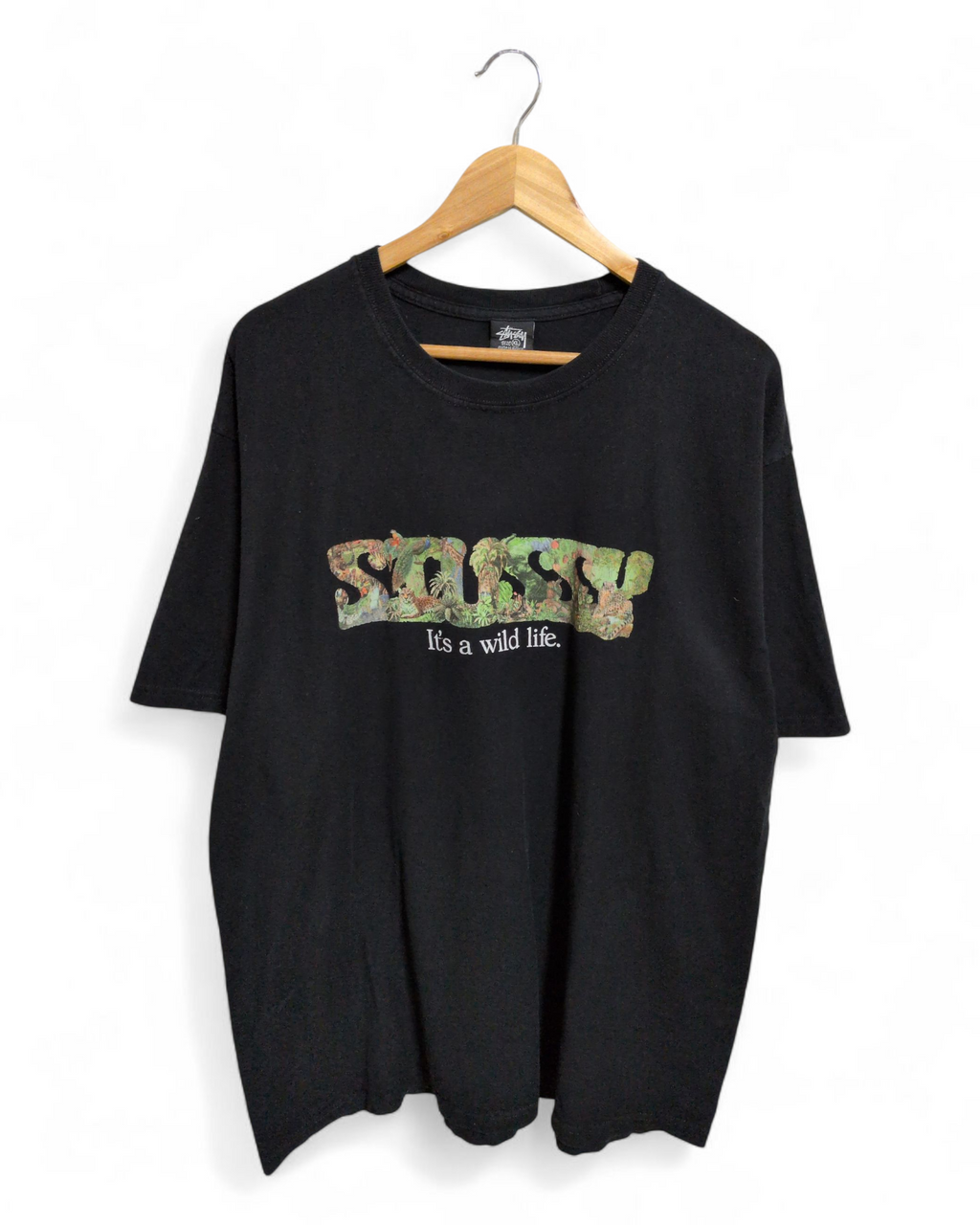 Stussy 'It's A Wild Life' Graphic Tee - (XL)
