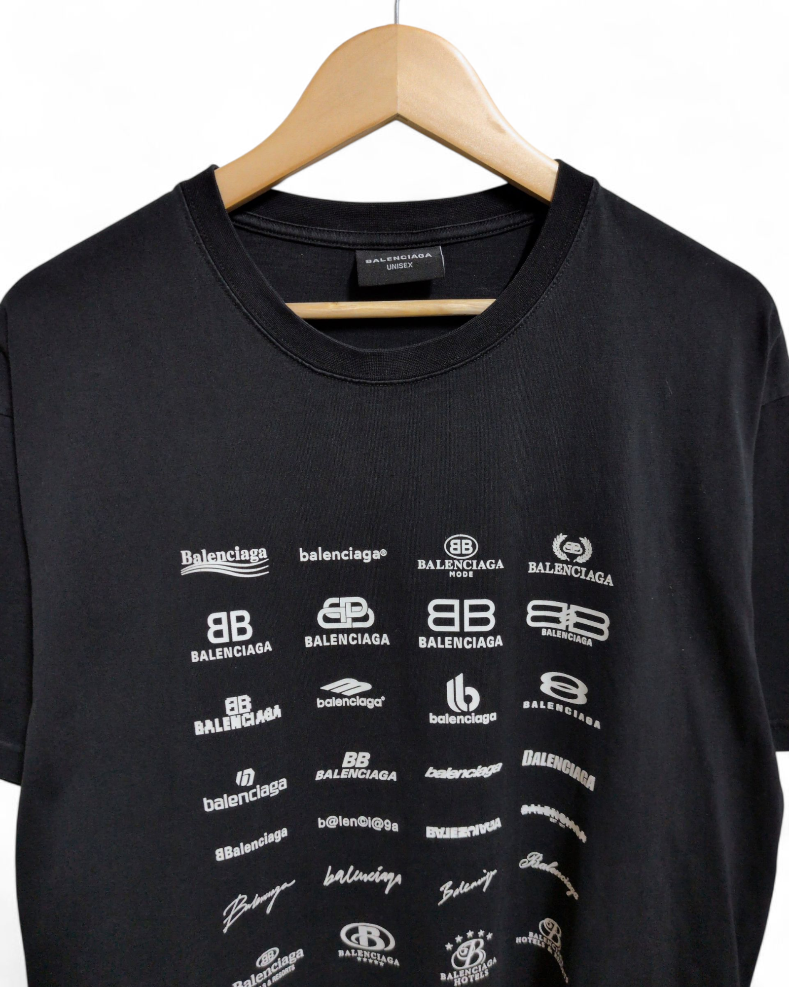 Balenciaga 'Archive Logos' SS22 Tee - (L)
