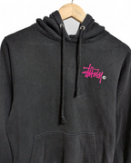 Stussy 00s Basic Logo Hooded Sweatshirt - (M)