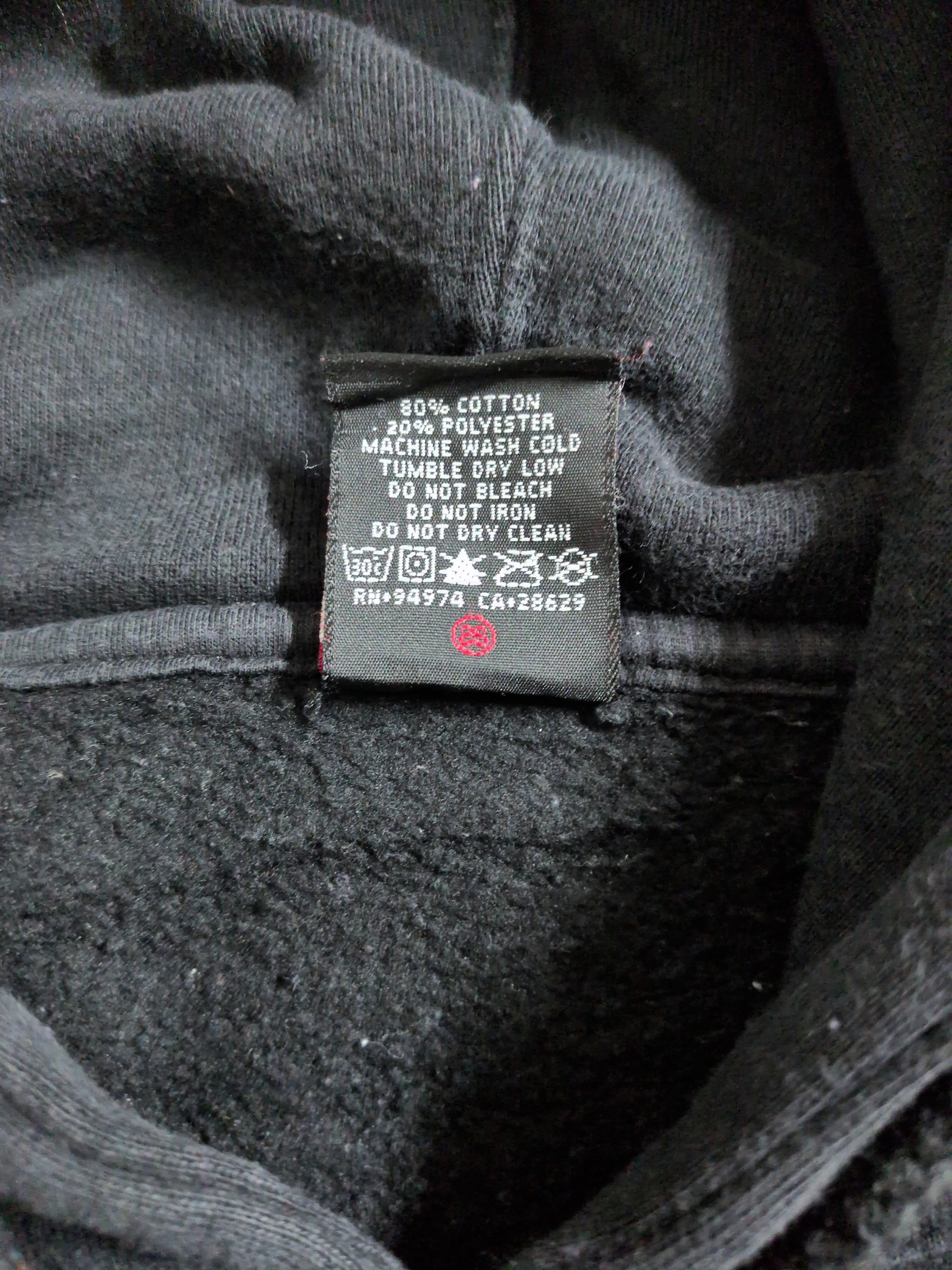 Stussy 00s Basic Logo Hooded Sweatshirt - (M)
