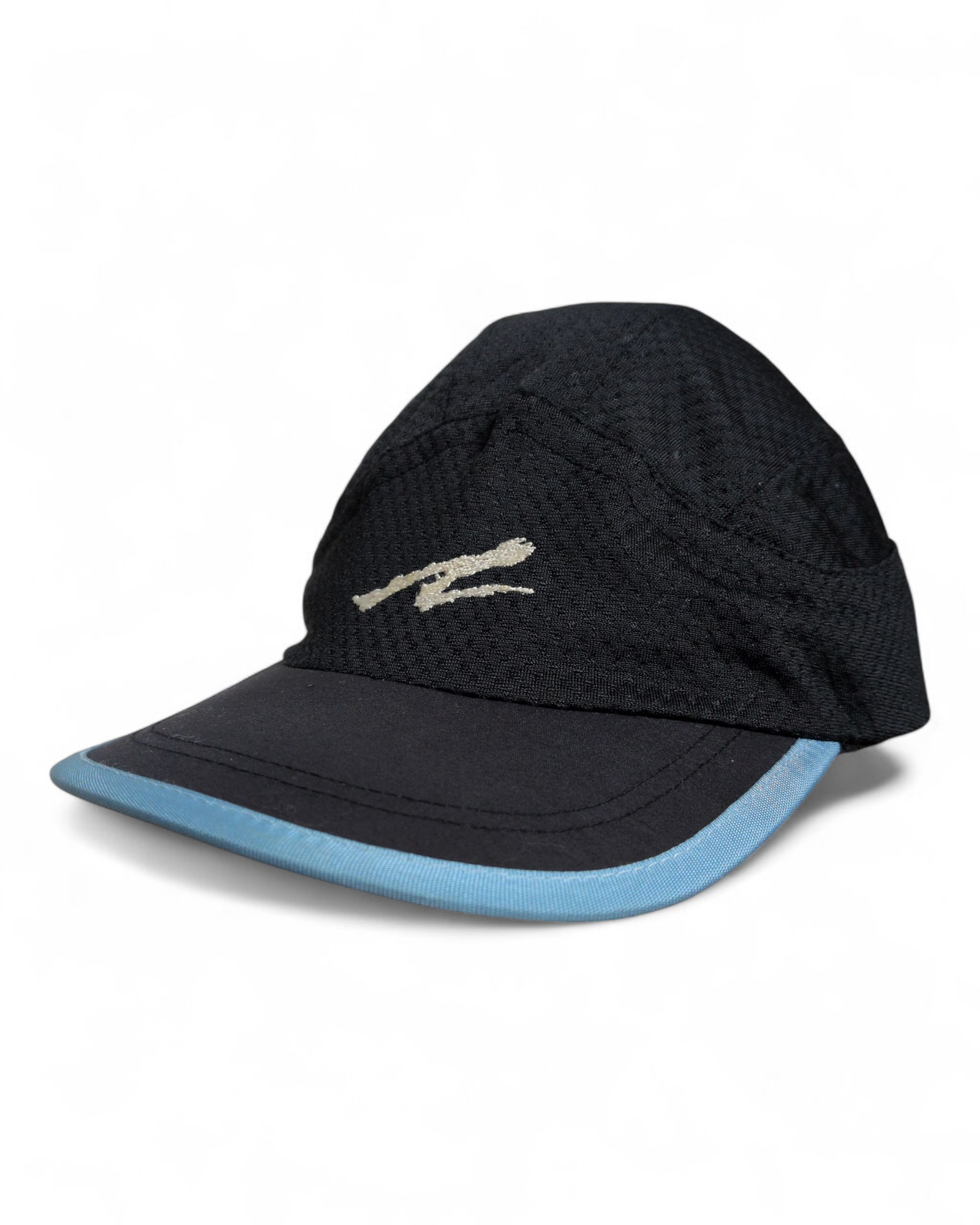 90s AGASSI Nike 黒 メッシュキャップ ストライプ　　ヴィンテージ Nike 90s Agassi 5-Panel Cap – The Cold Hills - Vintage Store