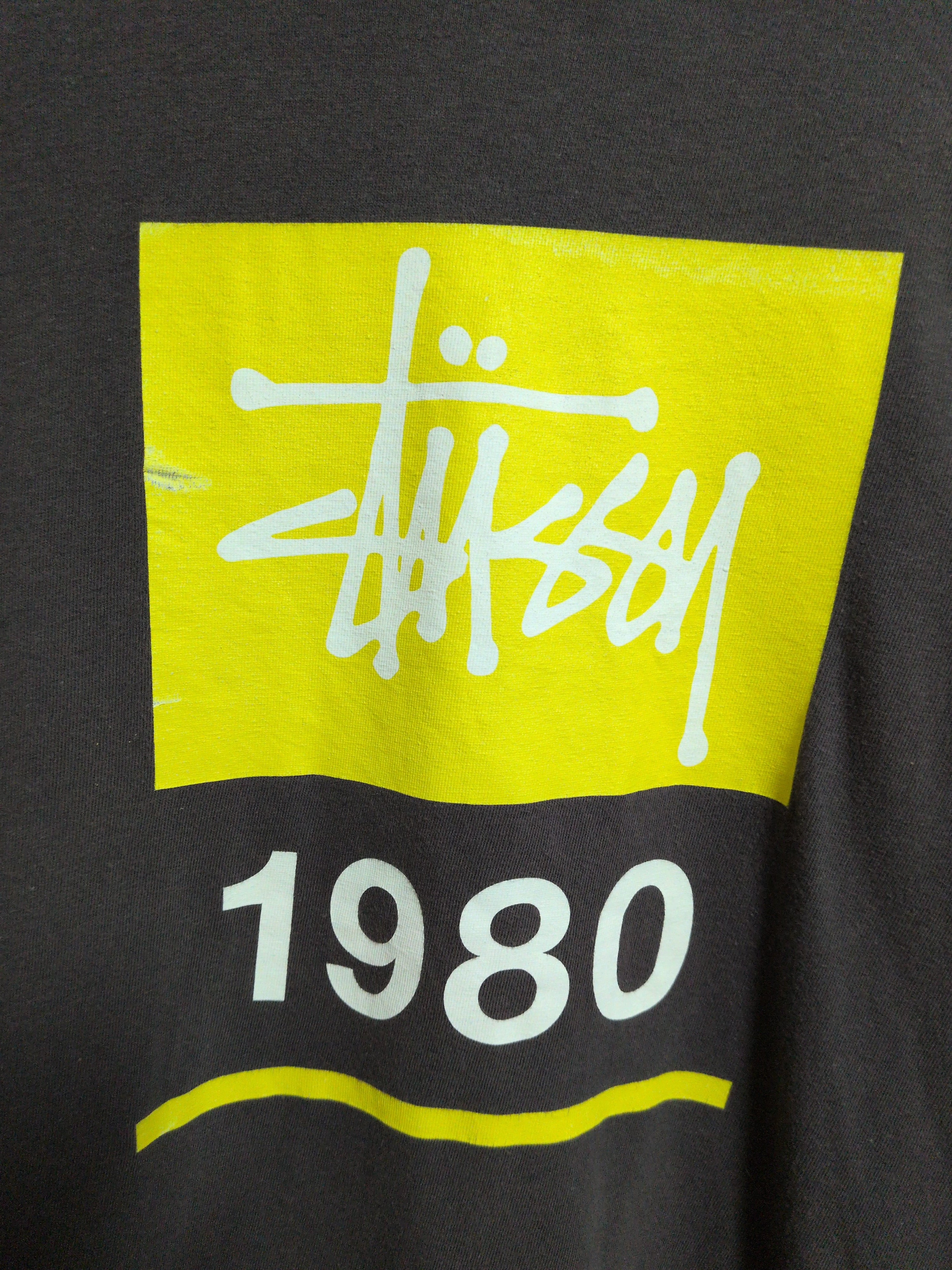 Stussy 1980 Logo Tee - (M) – The Cold Hills - Vintage Store