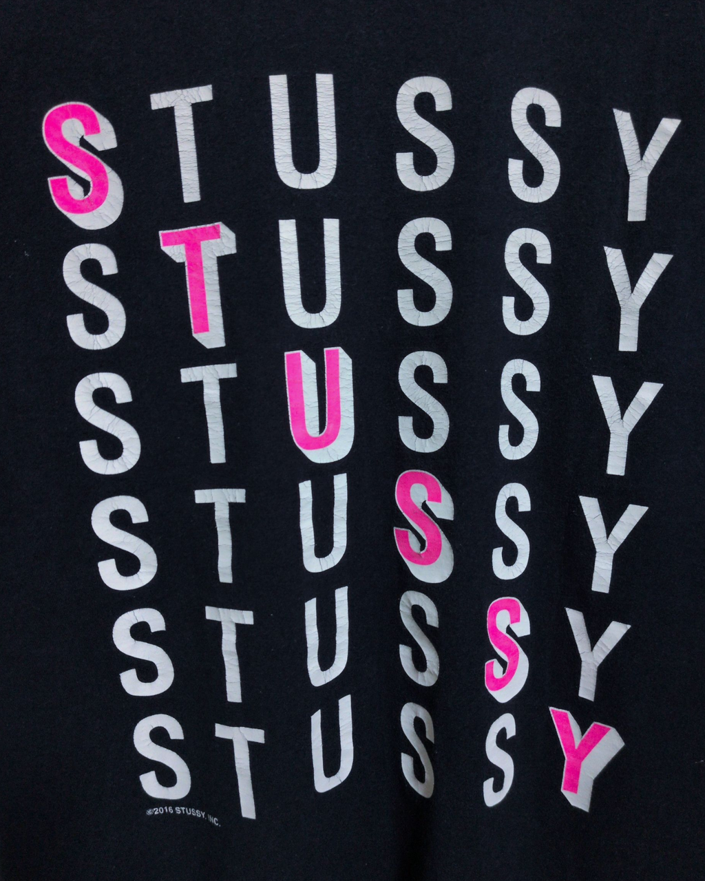 Stussy 2016 Crossword Tee - (M)