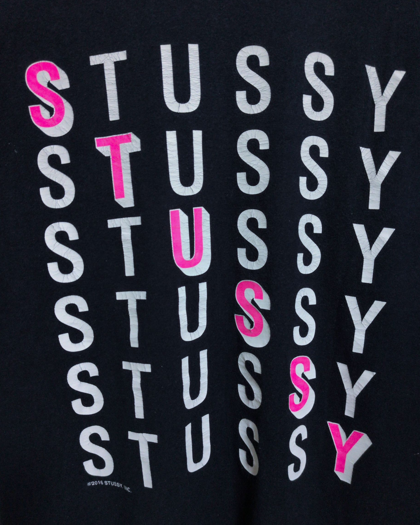 Stussy 2016 Crossword Tee - (M)