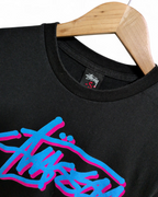 Stussy 00s Neon Logo Tee - (S)