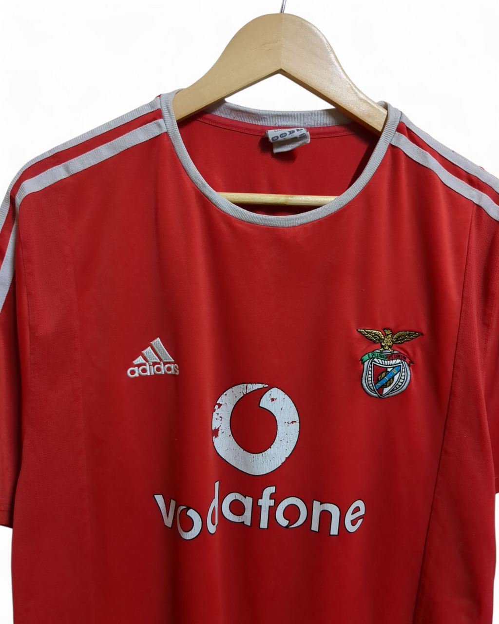 2003-04 Adidas Benfica European Home Shirt - (XL)