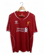 2014-15 Warrior Liverpool Basic Home Shirt #7 Suarez - (M)