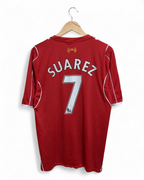 2014-15 Warrior Liverpool Basic Home Shirt #7 Suarez - (M)
