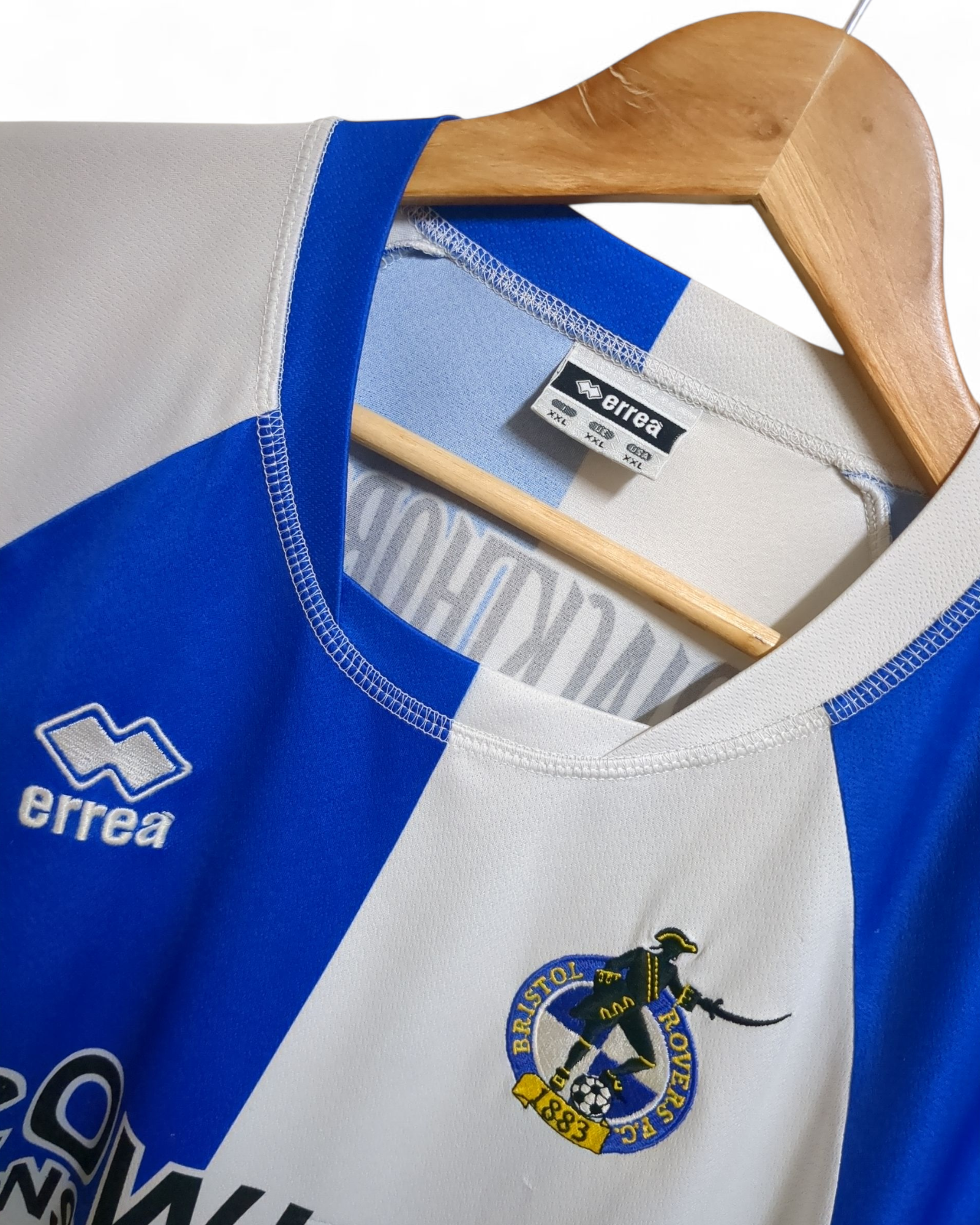 2007-08 Errea Bristol Rovers Home Shirt - (XL)