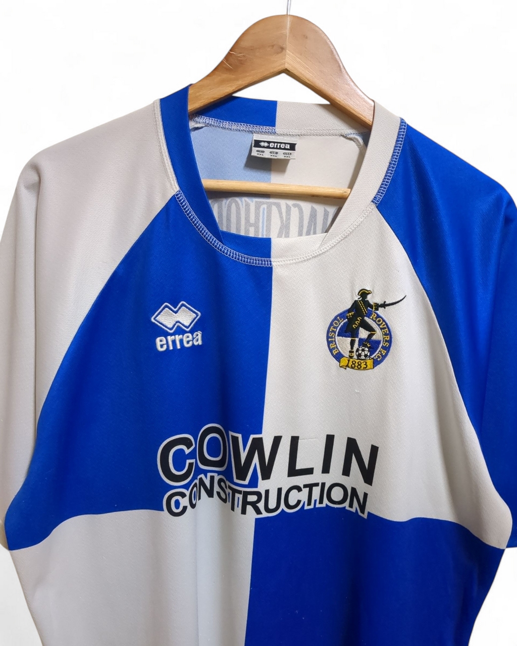2007-08 Errea Bristol Rovers Home Shirt - (XL)