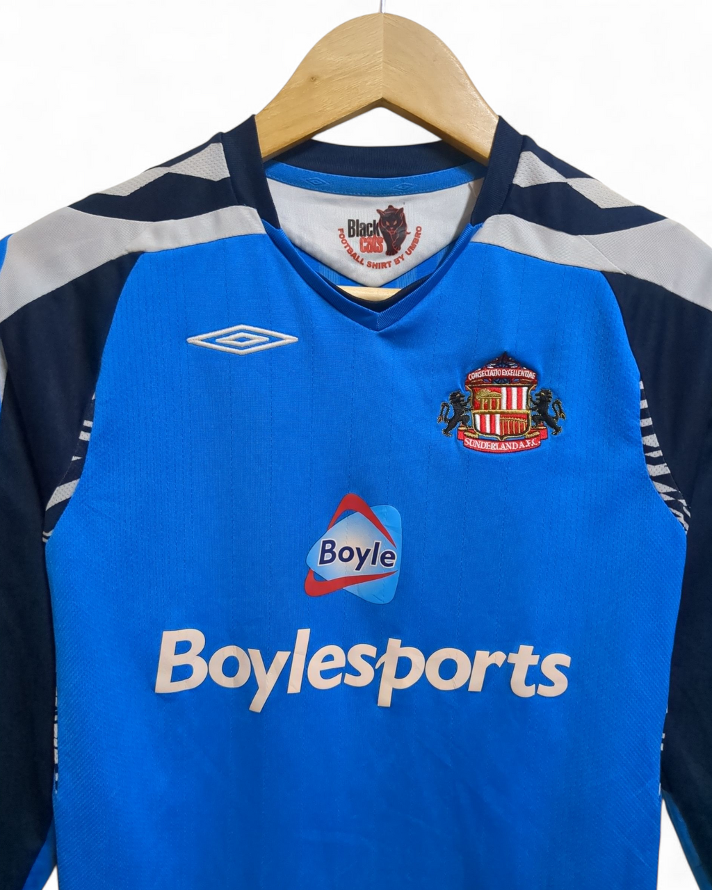 2007-08 Umbro Sunderland Goalkeeper L/S Shirt - (S)