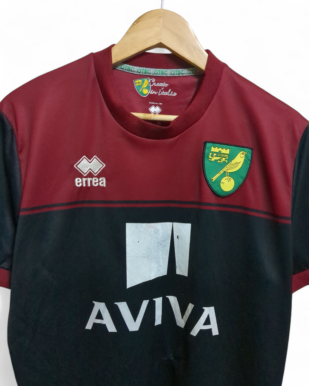 2014-15 Errea Norwich City Away Shirt - (M)