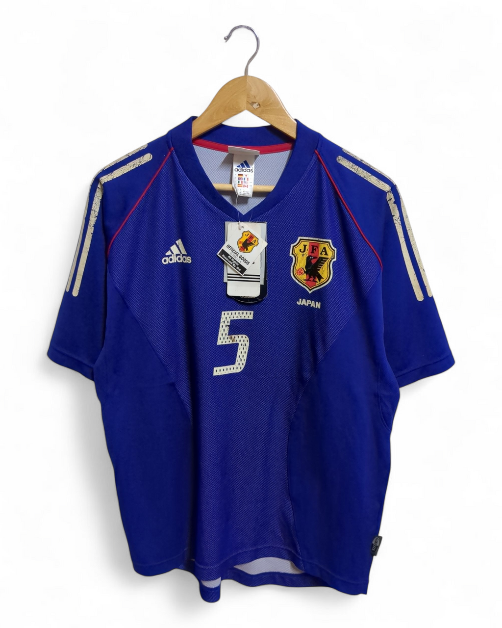 2002-04 Adidas Japan Home Shirt #5 Inamoto w Tags - (L)