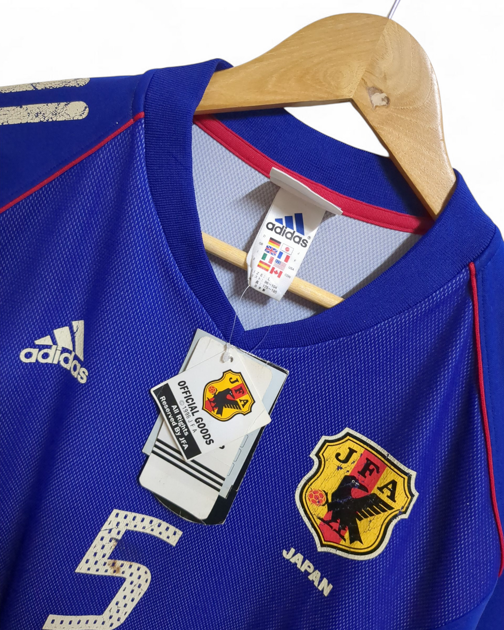 2002-04 Adidas Japan Home Shirt #5 Inamoto w Tags - (L)