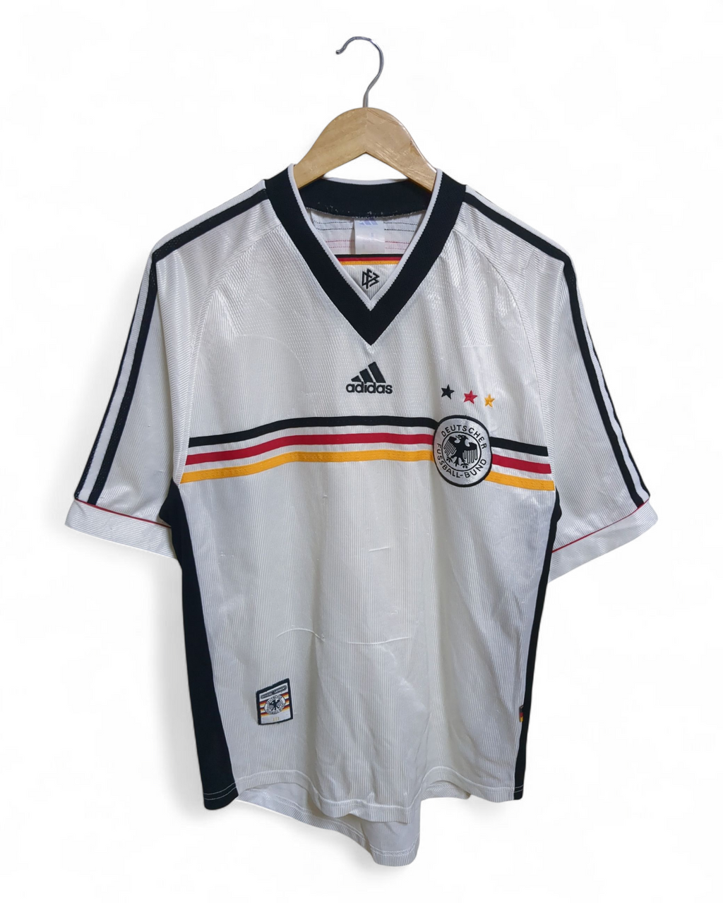 1998-00 Adidas Germany Home Shirt - (L)