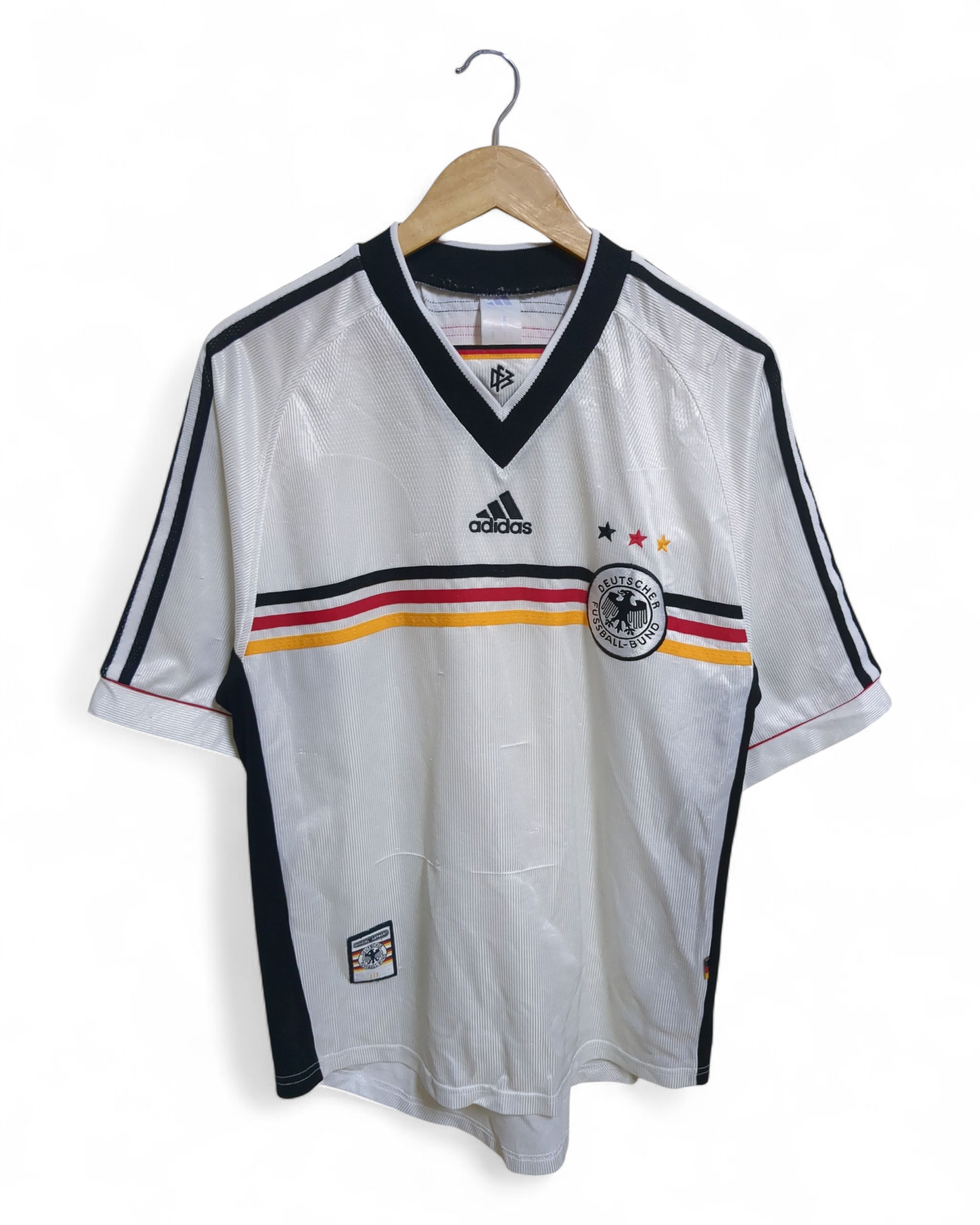 1998-00 Adidas Germany Home Shirt - (L)