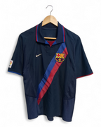 2002-03 Nike Barcelona Away Shirt #7 Saviola - (M)