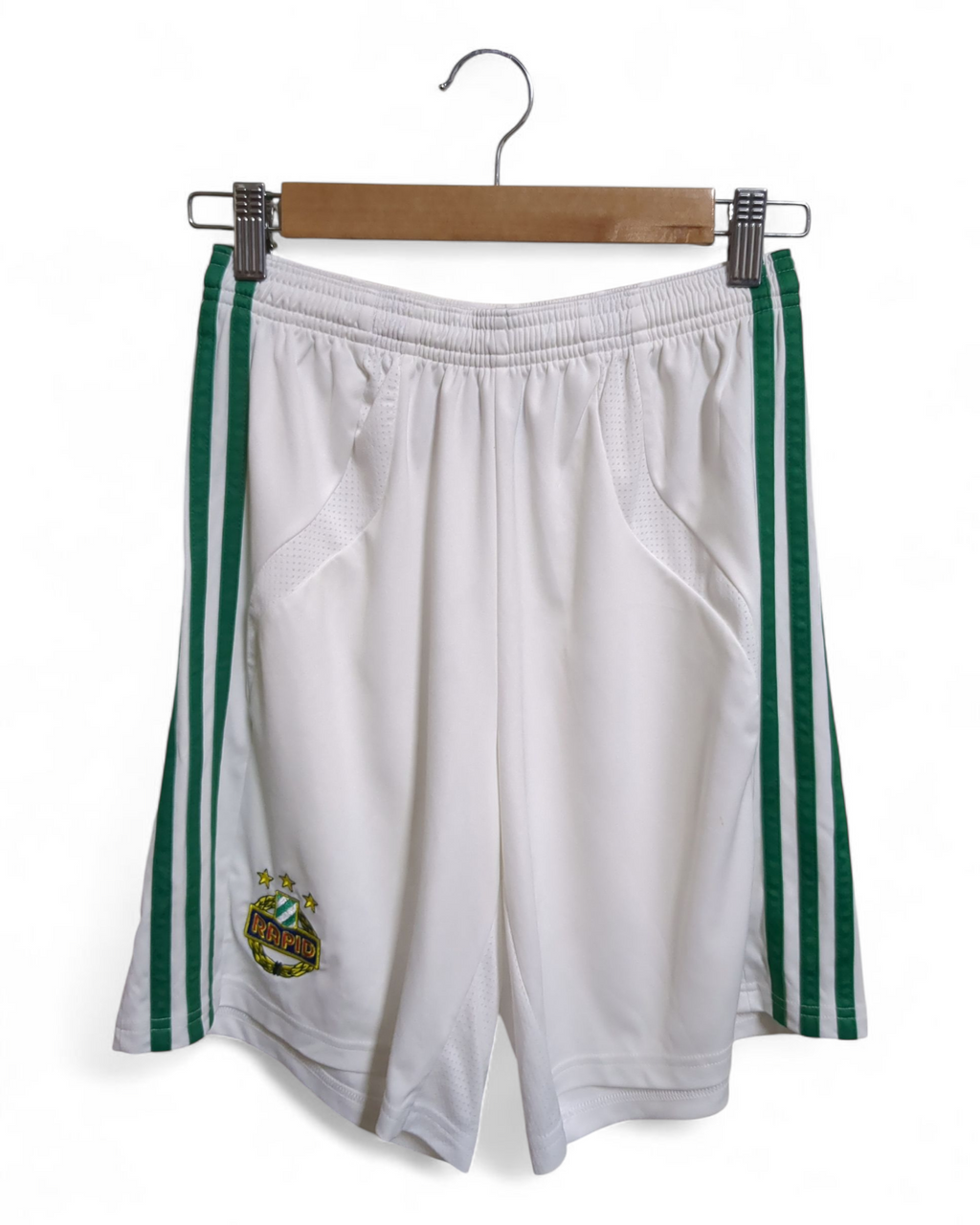2007-08 Adidas Rapid Wien Home Shorts - (W26 x L17)
