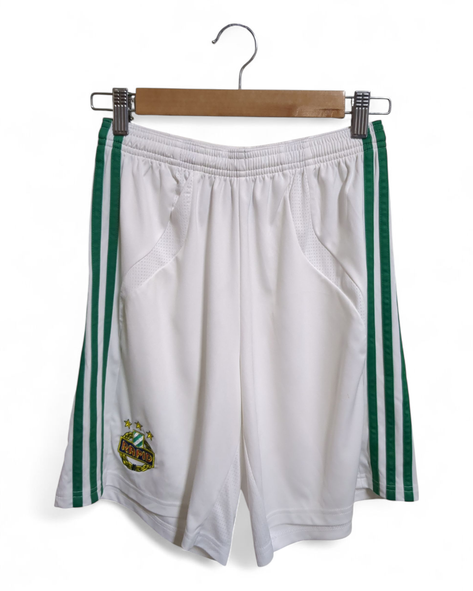 2007-08 Adidas Rapid Wien Home Shorts - (W26 x L17)