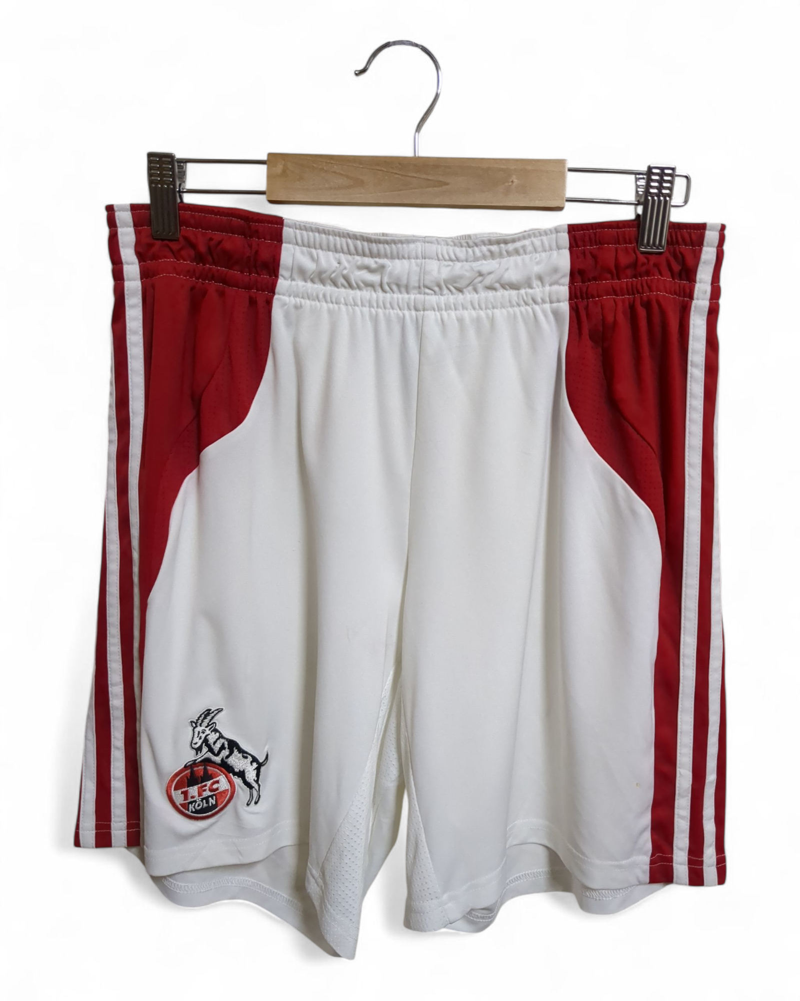 2007-08 Adidas Koln Home Shorts - (W30 x L16)