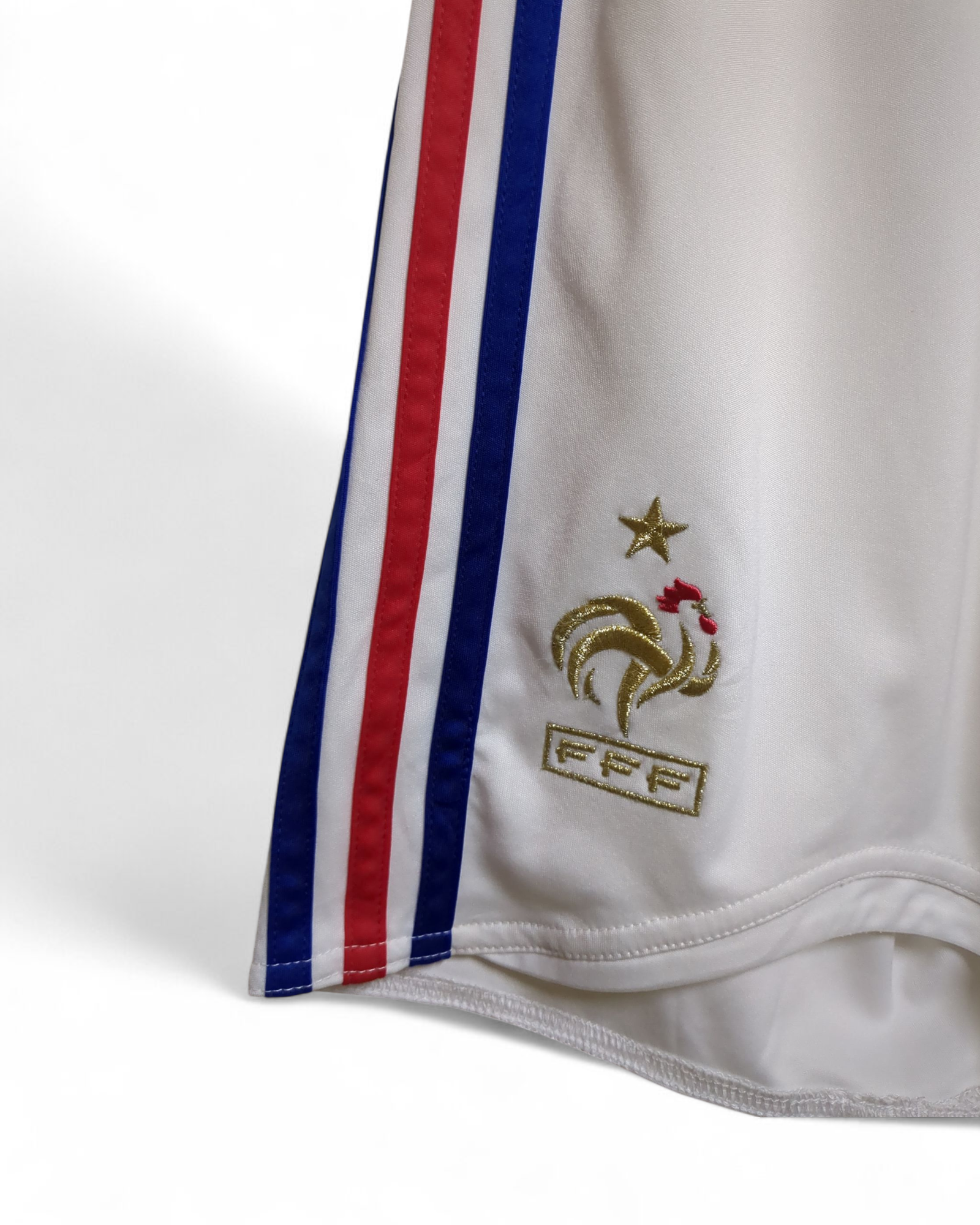 2008-09 Adidas France Home Shorts - (W26 x L18)