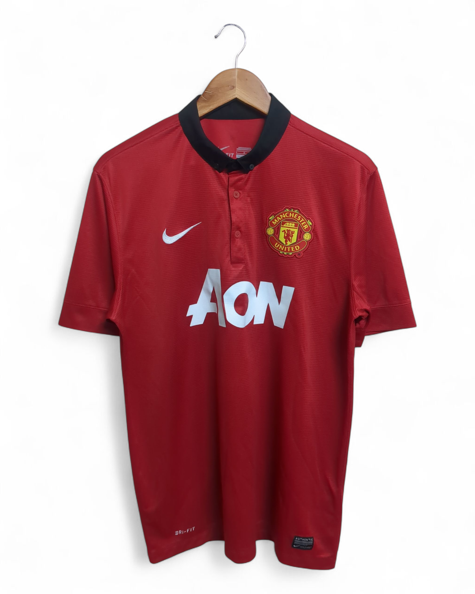 2013-14 Nike Manchester United Home Shirt - (L)
