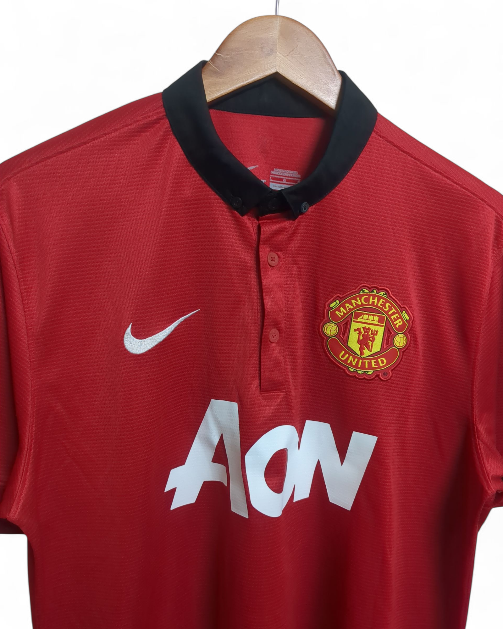 2013-14 Nike Manchester United Home Shirt - (L)