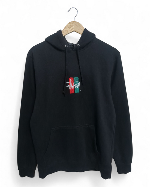 Stussy Bars Logo App. Hooded Sweatshirt - (M)