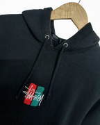Stussy Bars Logo App. Hooded Sweatshirt - (M)