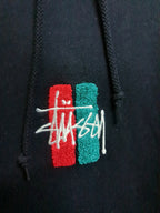 Stussy Bars Logo App. Hooded Sweatshirt - (M)