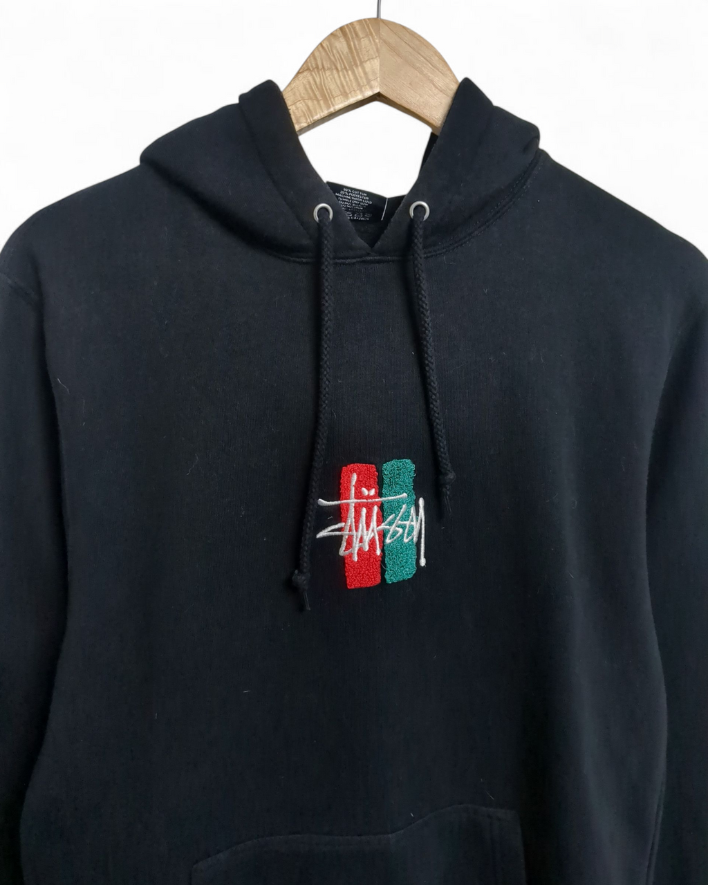 Stussy Bars Logo App. Hooded Sweatshirt - (M)
