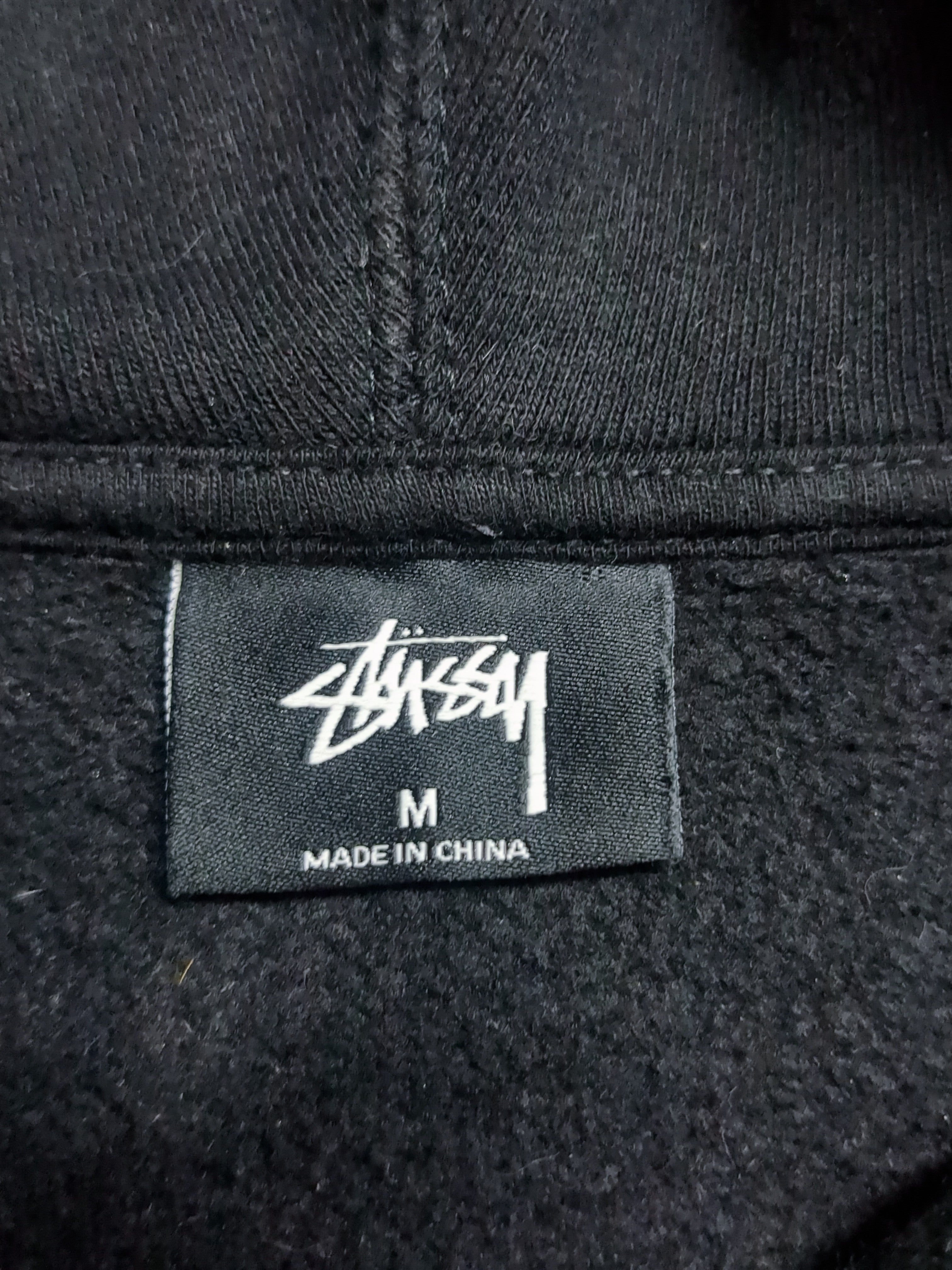 Stussy Bars Logo App. Hooded Sweatshirt - (M)