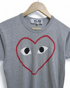 Comme Des Garcon Play Logo Tee - (S)