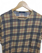 Burberry 00s Classic Pattern Tee - (L)