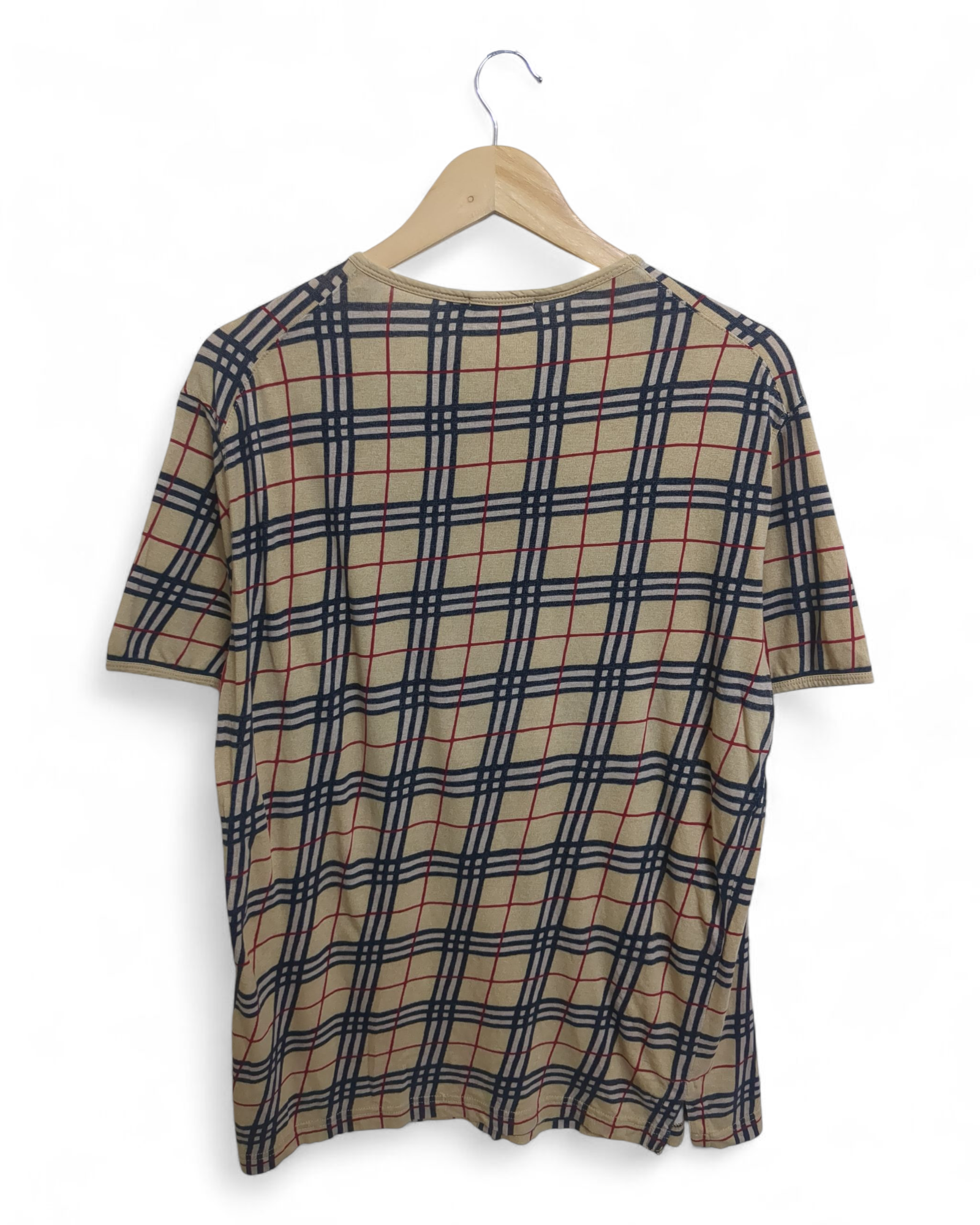 Burberry 00s Classic Pattern Tee - (L)