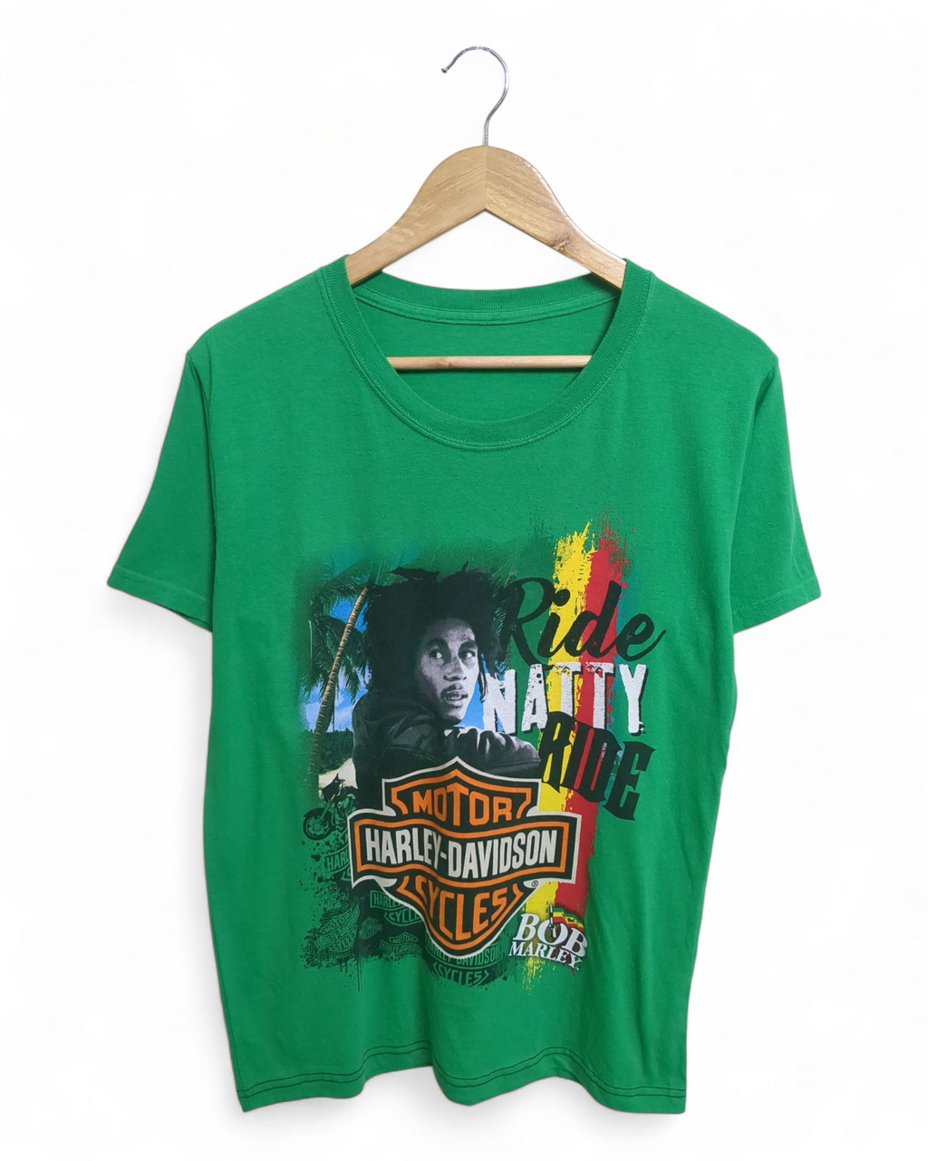 Harley Davidson 00s Bob Marley Tee - (M)