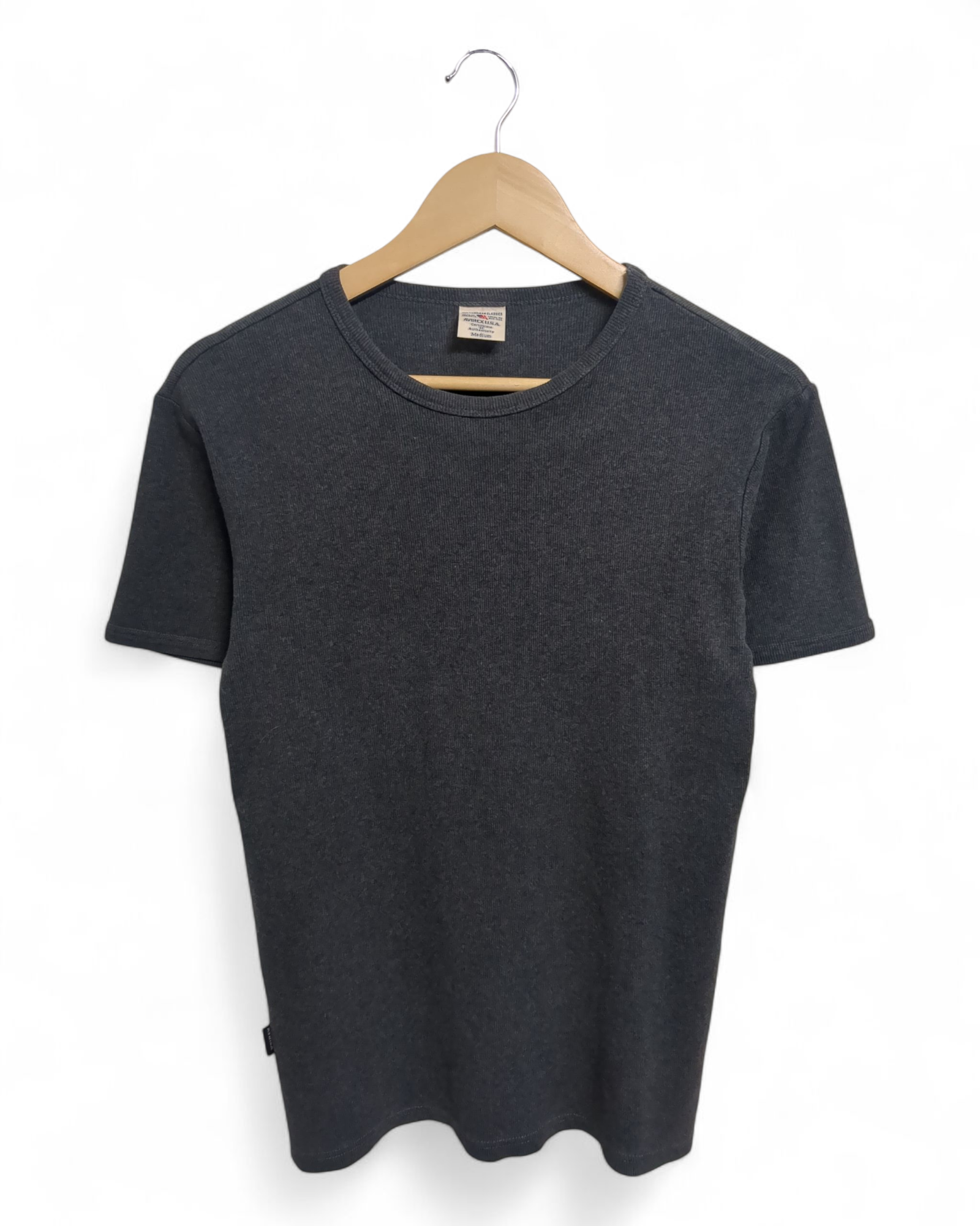Avirex Daily Rib Crewneck Tee - (S)