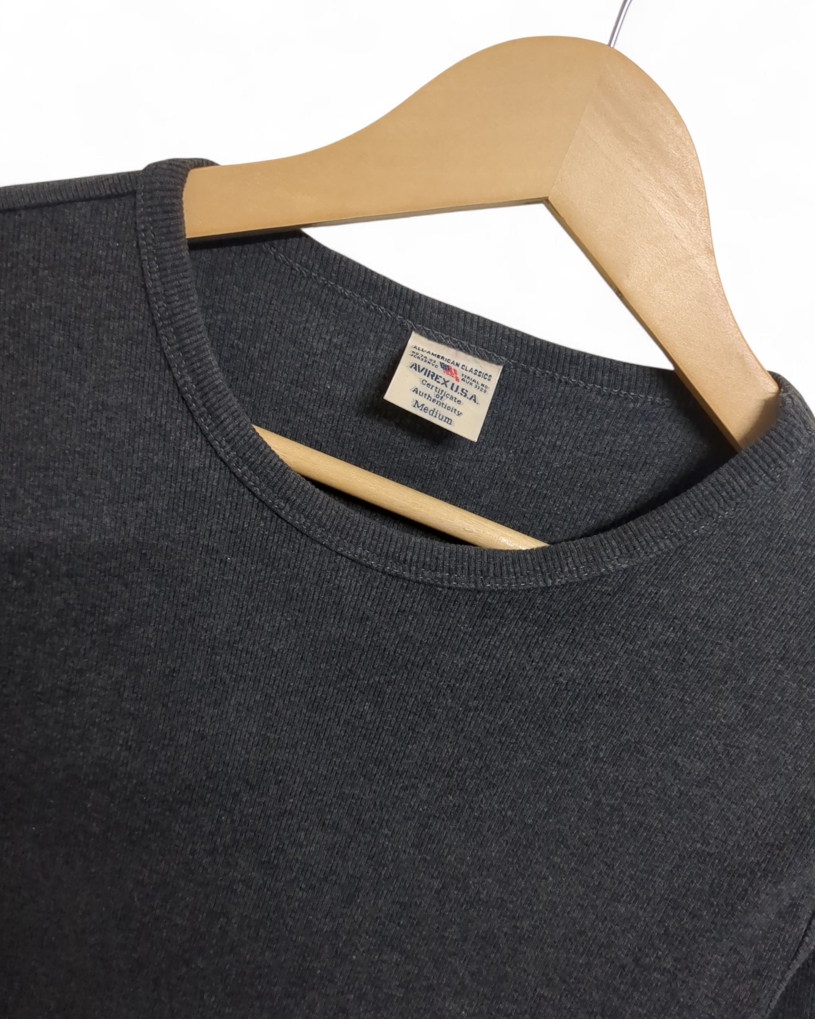 Avirex Daily Rib Crewneck Tee - (S)