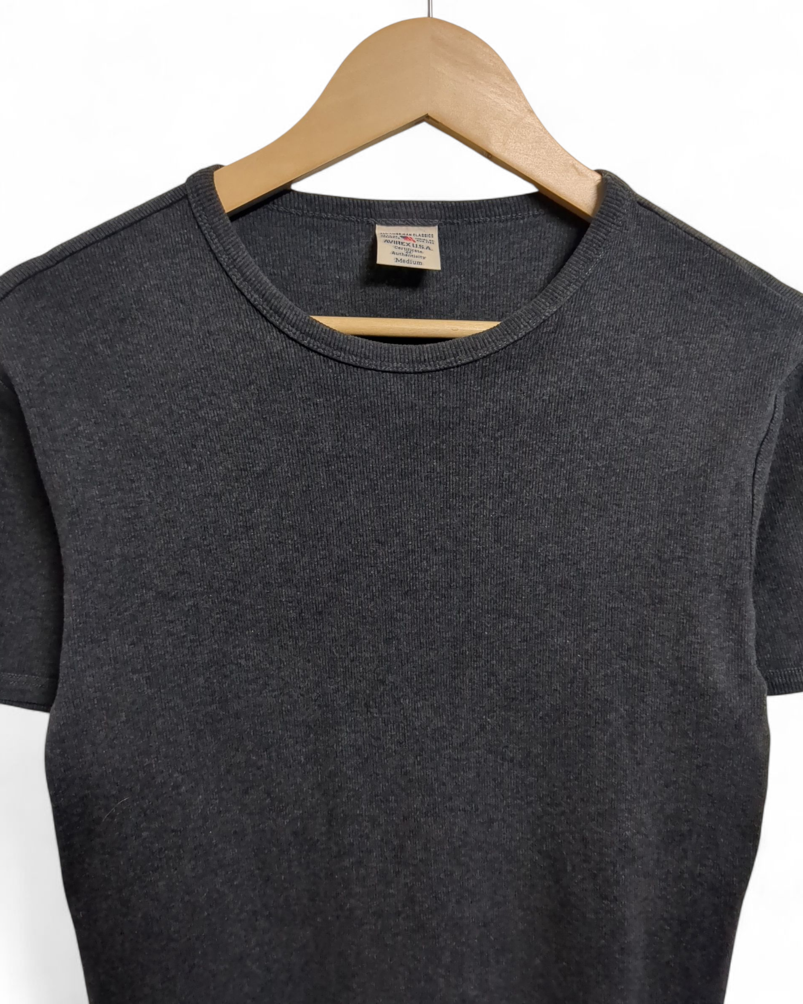 Avirex Daily Rib Crewneck Tee - (S)