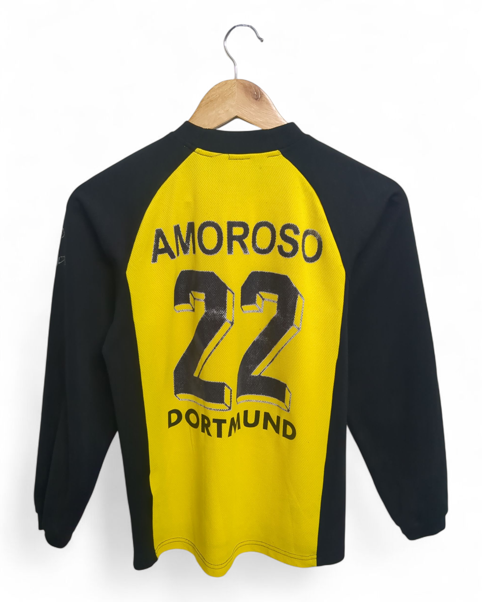 2001-02 goool Borussia Dortmund Home Shirt #22 Amoroso - (S)