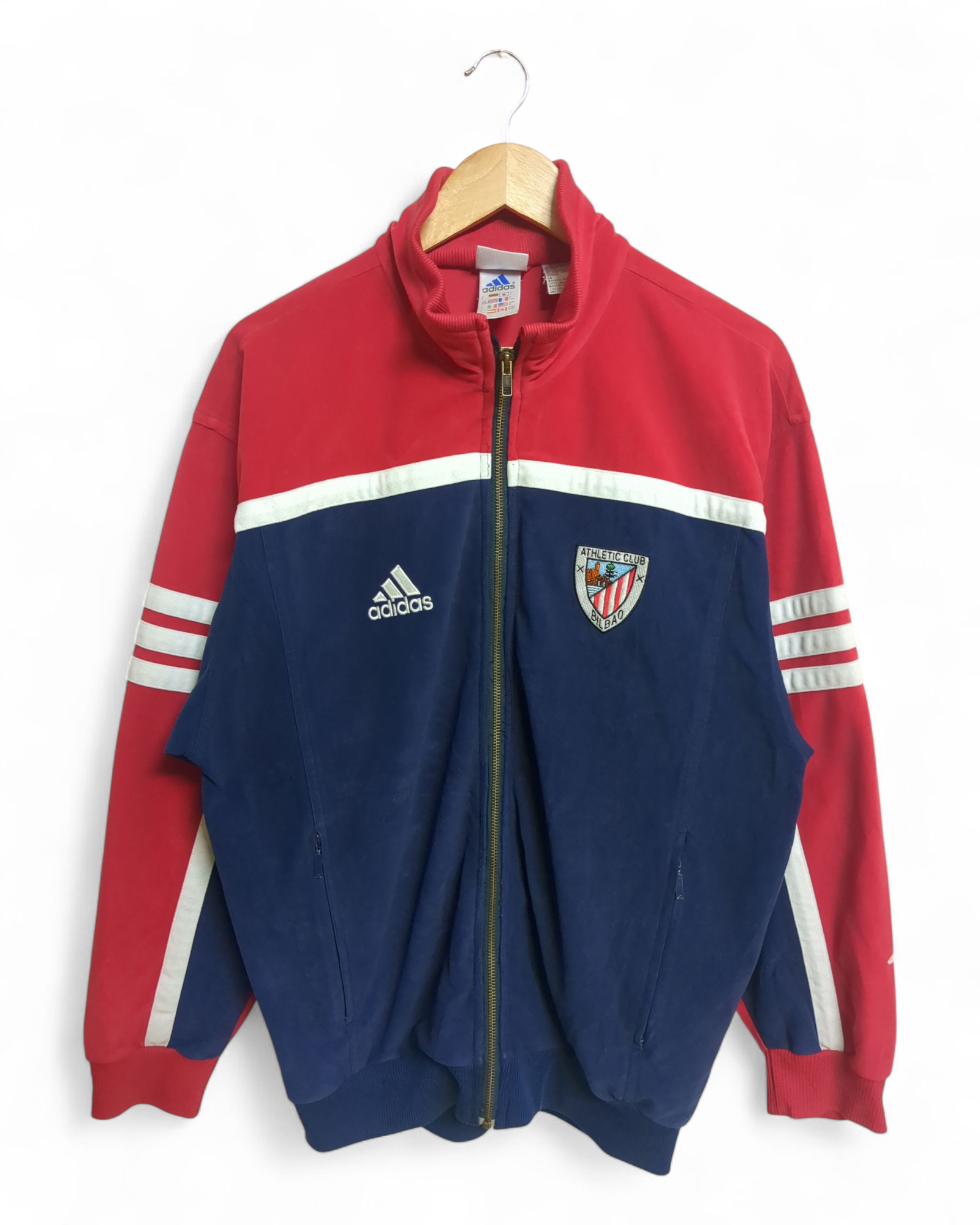 2000-01 Adidas Athletic Bilbao Fleece Jacket - (L)