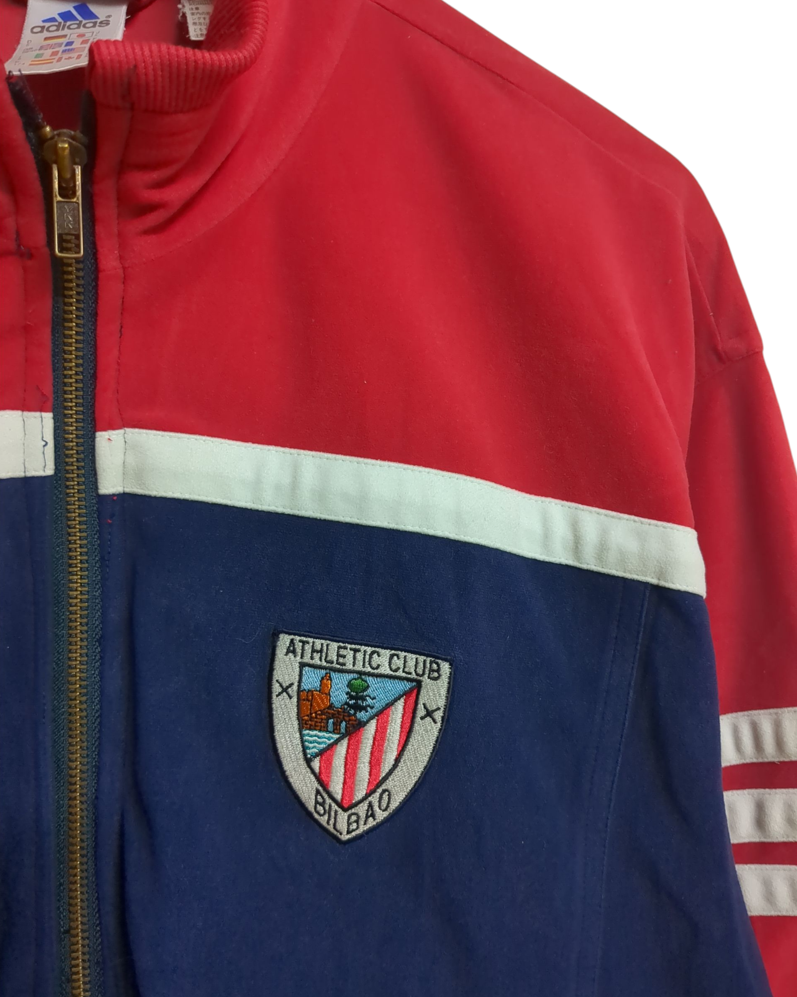 2000-01 Adidas Athletic Bilbao Fleece Jacket - (L)