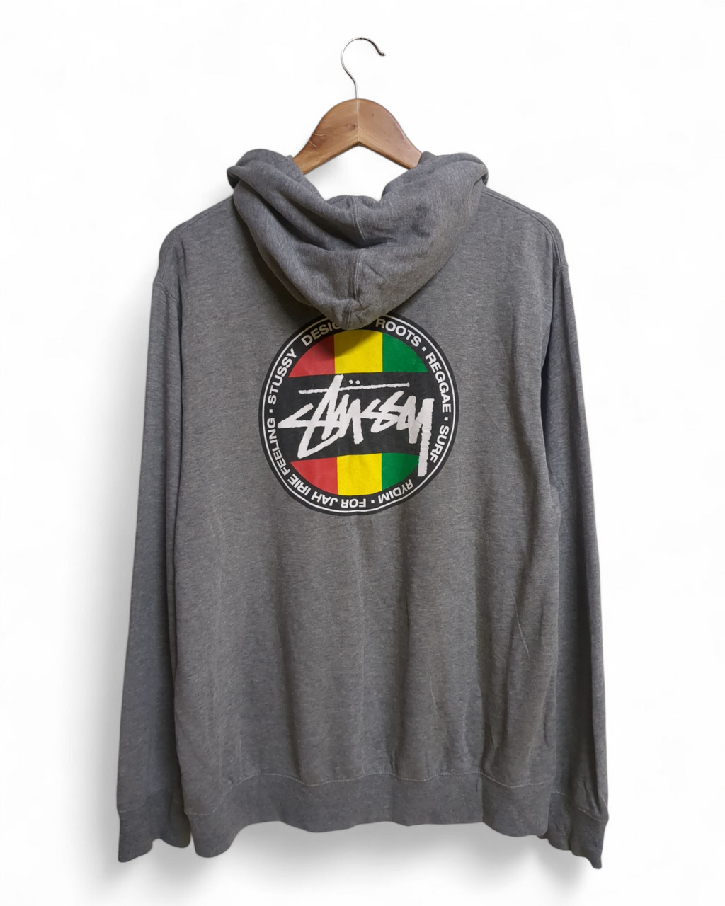 Stussy Rasta Hoodie - (L) – The Cold Hills - Vintage Store Stussy Rasta Hoodie - (L) – The Cold Hills - Vintage Store