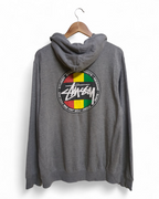 Stussy Rasta Hooded Sweatshirt - (L)