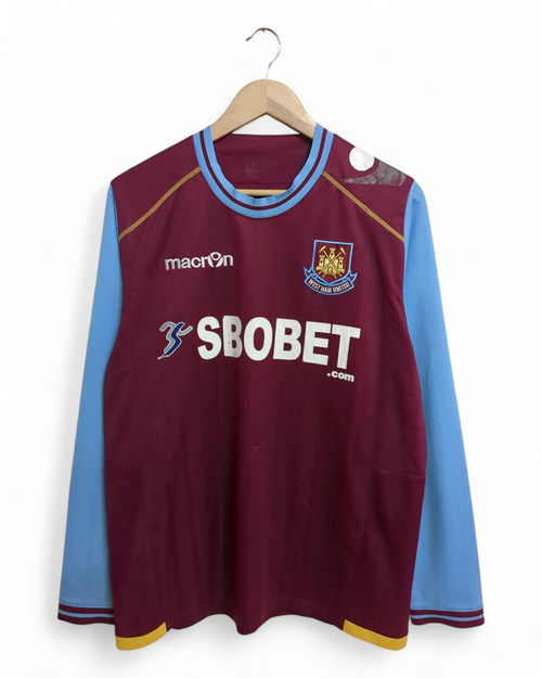 2011-12 Macron West Ham Home L/S Shirt - (L)